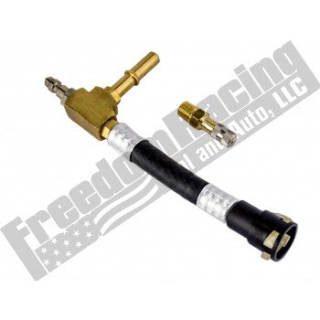 Fuel Pressure T Adapter w/ Schrader Valve 310-D252