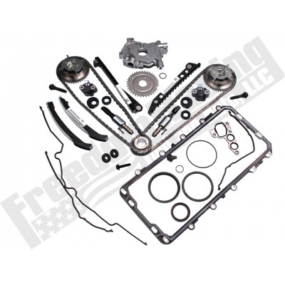 5.4L 3V 2004-2010 Ford OEM Cam Phaser, Timing Chain, Ford Performance Oil Pump, and VCT Solenoid Replacement Kit