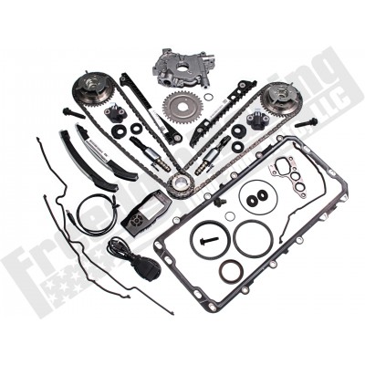 5.4L 3V 2004-2010 Locked Out Cam Phaser, Timing Chain, Upgraded Oil Pump, and VCT Solenoid Replacement Kit w/Tuner