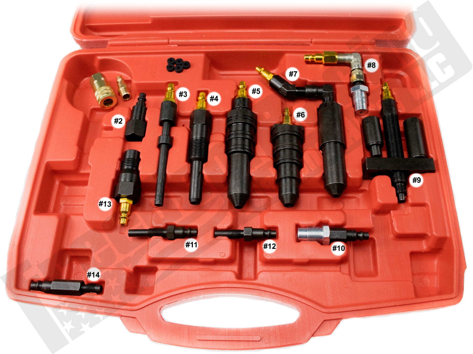 ABN Compression Tester and Adapter - 14 and 18mm Automotive Compression  Gauge