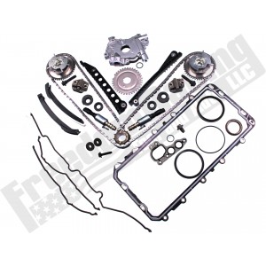 5.4L 3V 2004-2010 OEM Cam Phaser and Aftermarket Timing Chain, Upgraded Oil Pump, and VCT Solenoid Replacement Kit w/Steel Tensioners